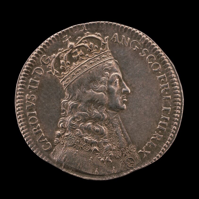 King Charles II in Coronation Robes [obverse] — Thomas Simon