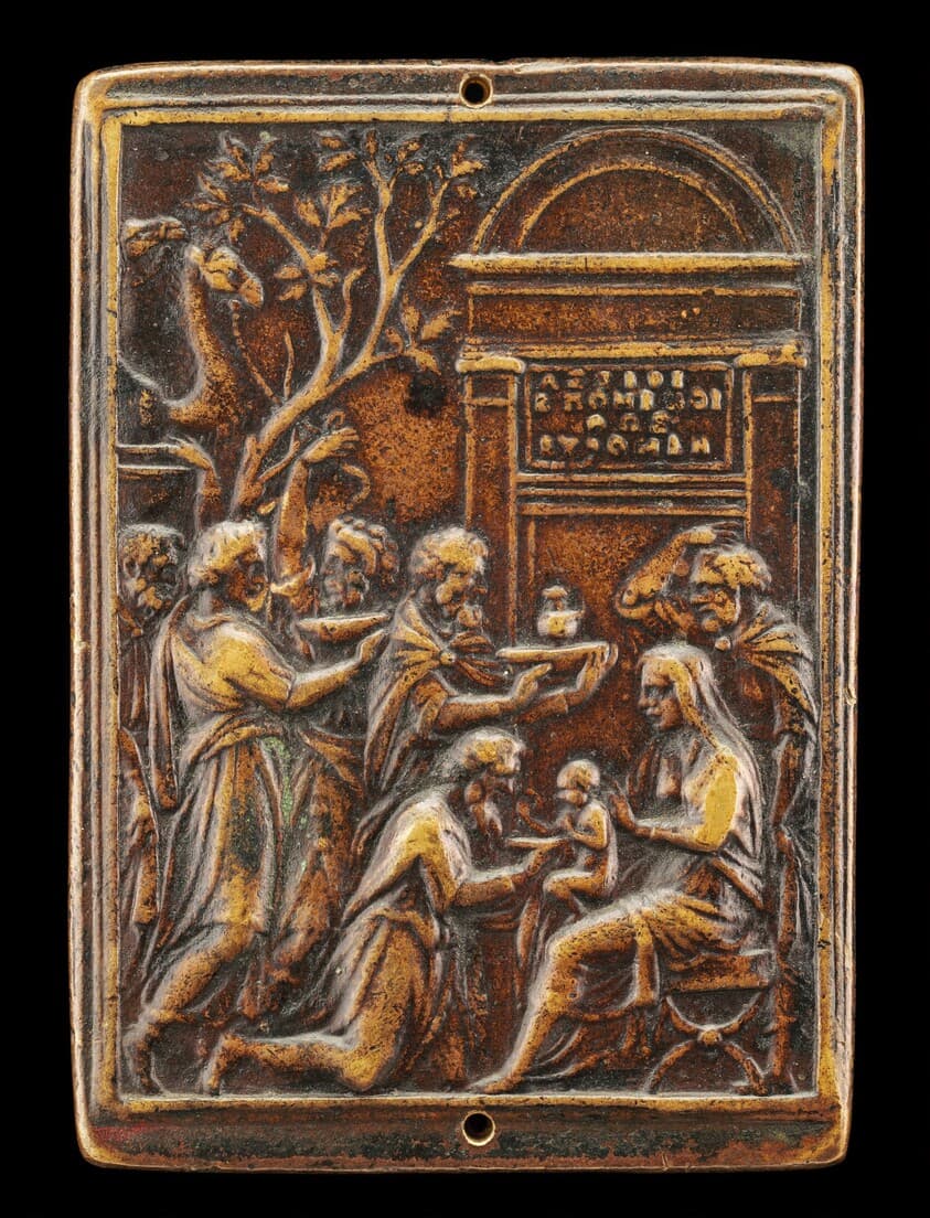 The Adoration of the Magi [obverse] — Valerio Belli