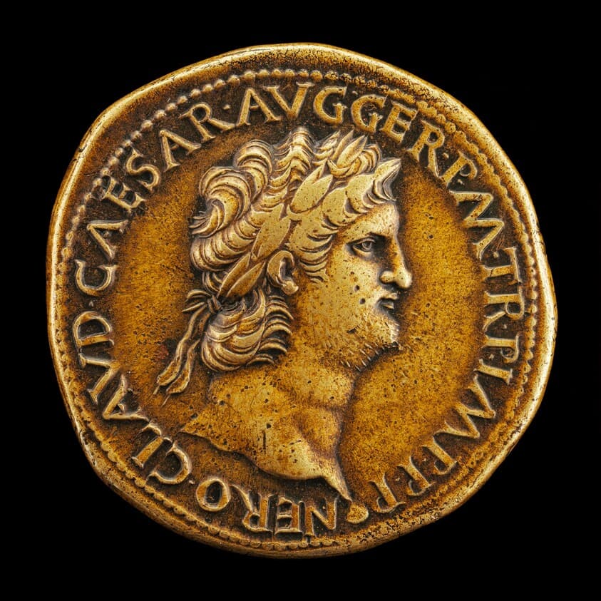 Nero, A.D. 37-68, Roman Emperor A.D. 54 [obverse] — Giovanni da Cavino