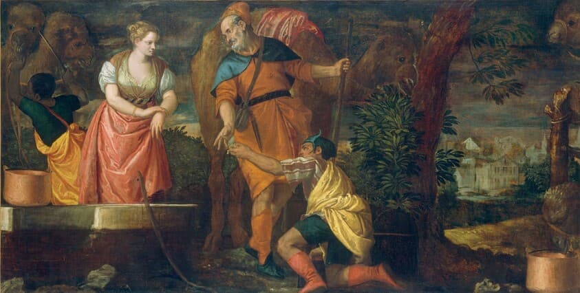 Rebecca at the Well — Veronese and Workshop