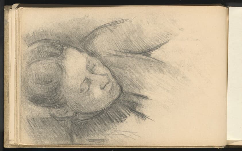 Woman Leaning Forward — Paul Cezanne