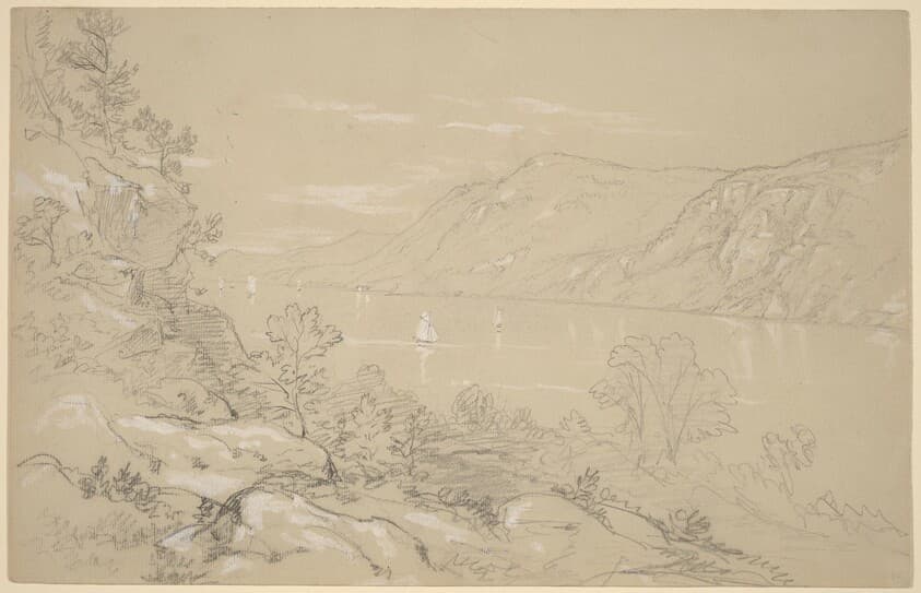 North from Storm King — John William Casilear