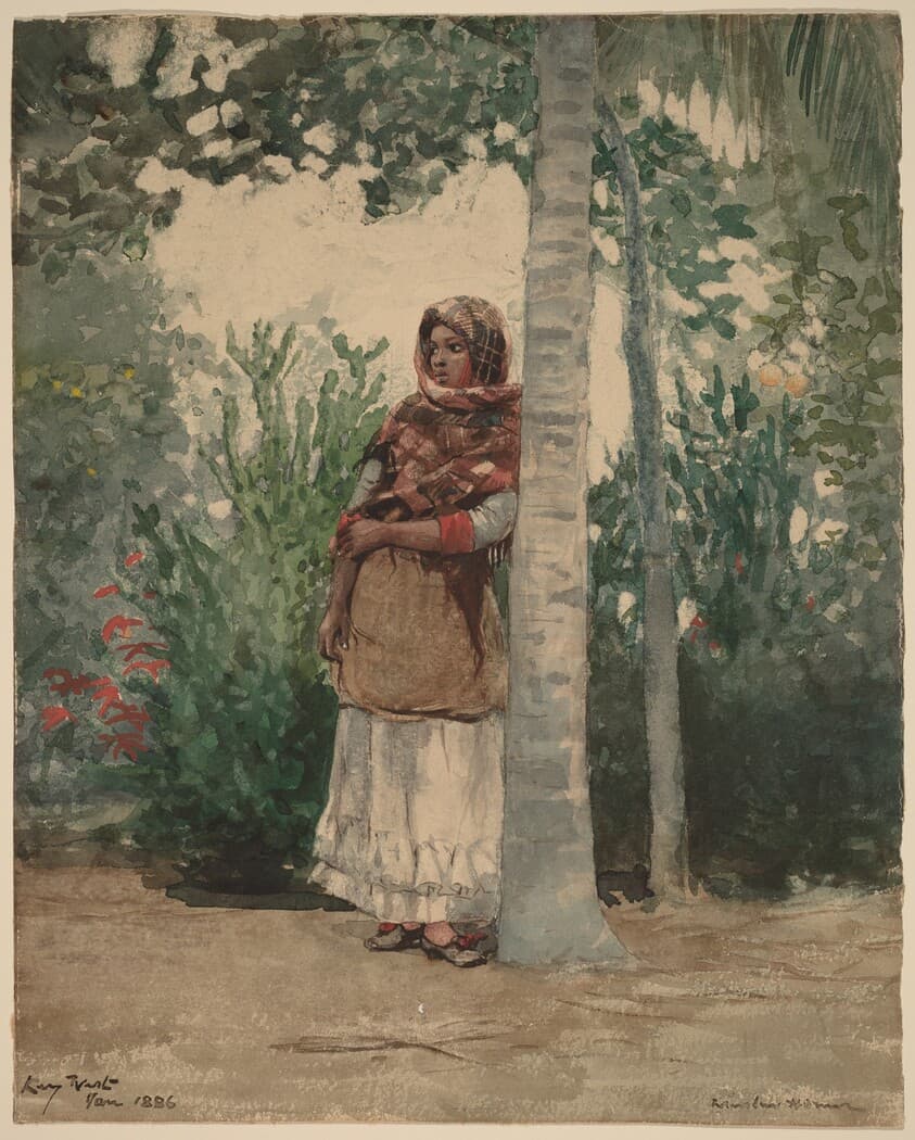 Under a Palm Tree — Winslow Homer