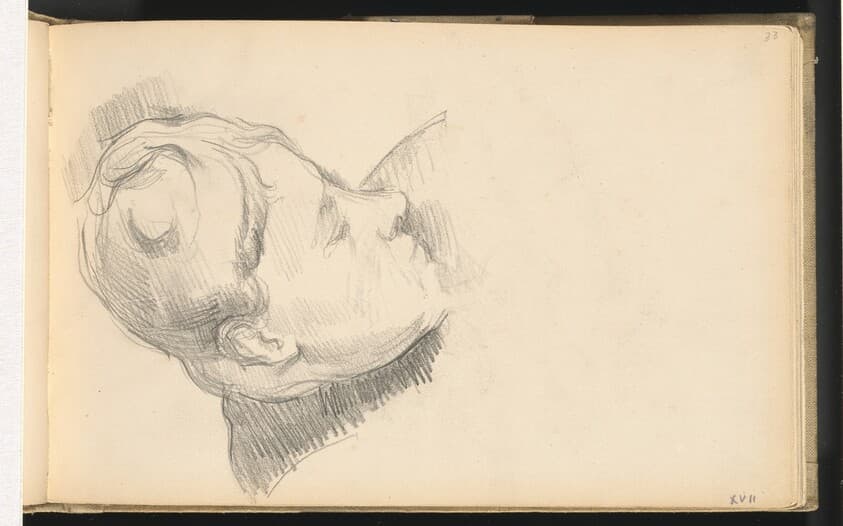 Madame Cezanne with her Head Lowered — Paul Cezanne