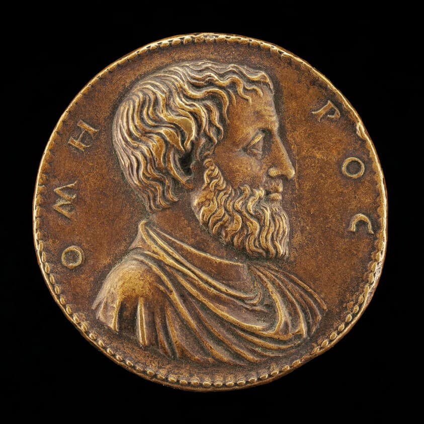 Homer [obverse] — Giovanni da Cavino