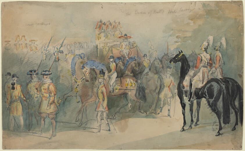 The Duchess of Kent's State Carriage — Constantin Guys