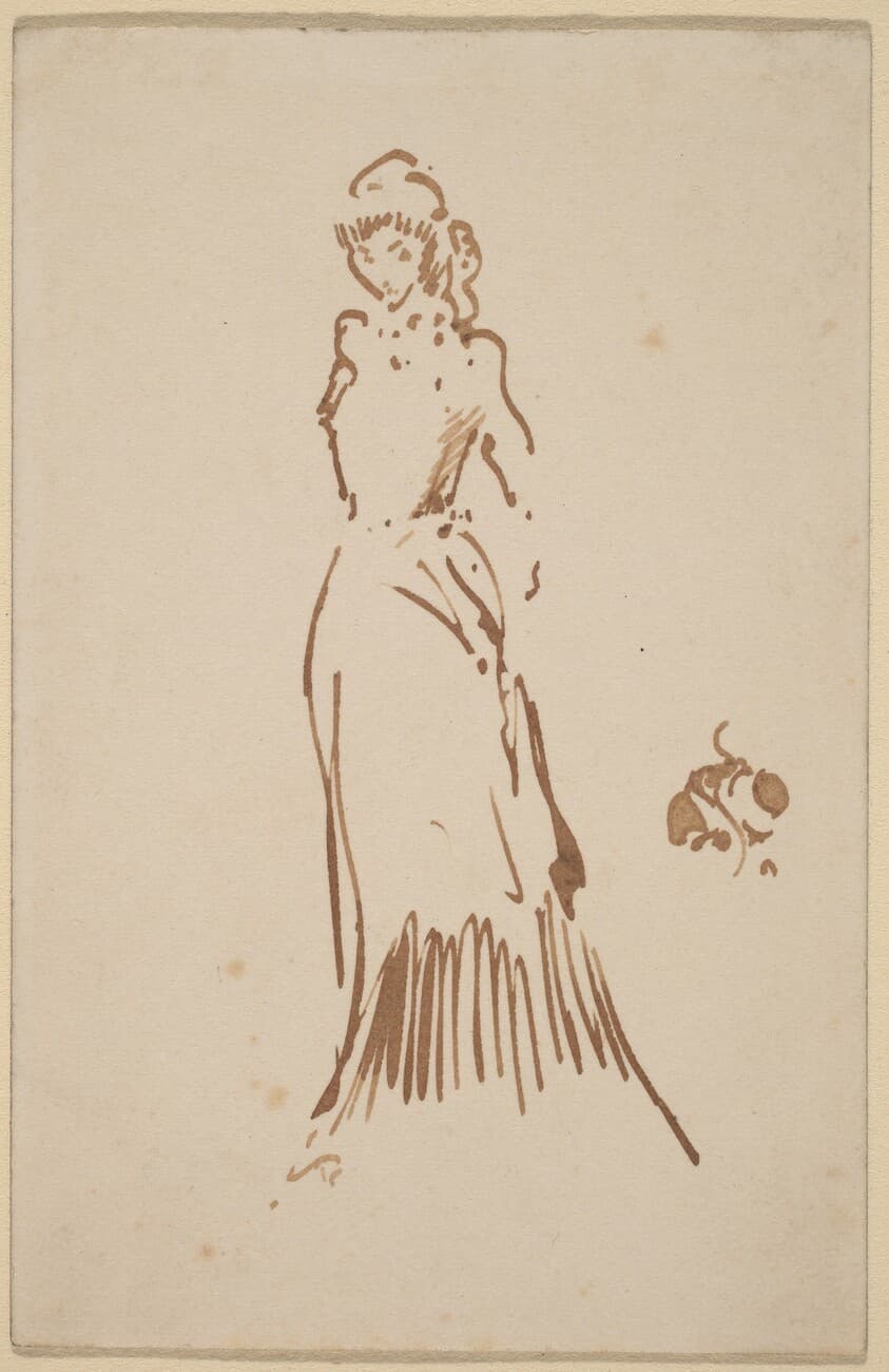Standing Female Figure — James McNeill Whistler