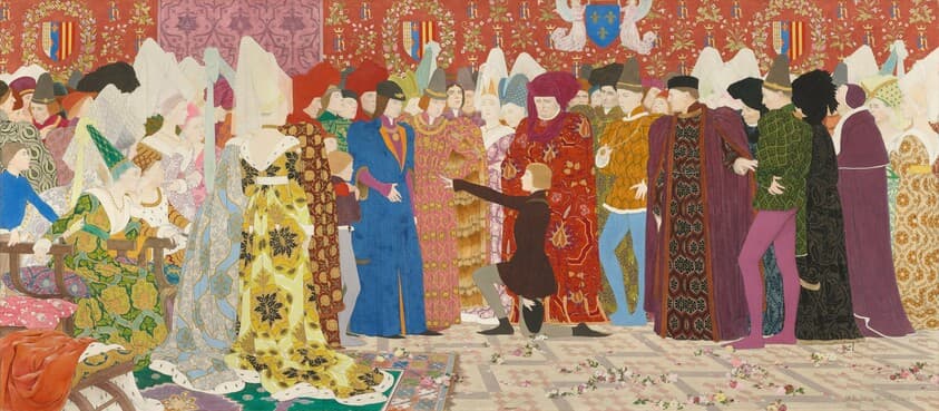 Her Appeal to the Dauphin (Joan of Arc series: II) — Louis Maurice Boutet de Monvel