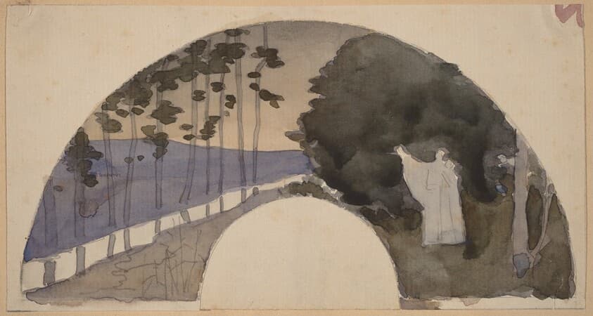 Study for an Archway — Charles Sprague Pearce