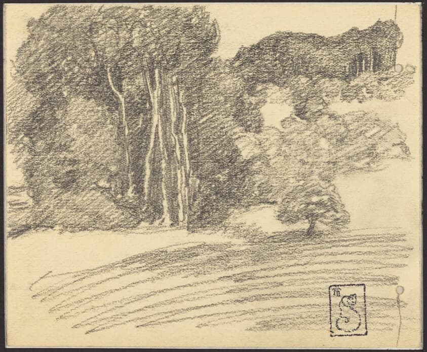 The Forest at Courdemanche — Théophile Alexandre Steinlen