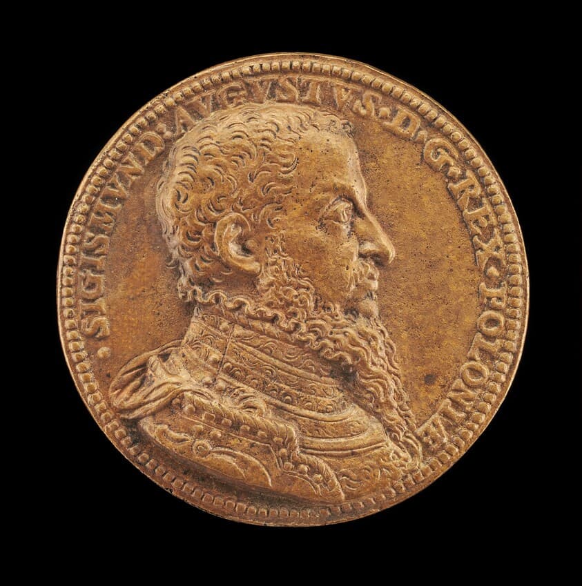 Sigismund II Augustus, 1520-1572, King of Poland 1548 [obverse] — Steven van Herwijck
