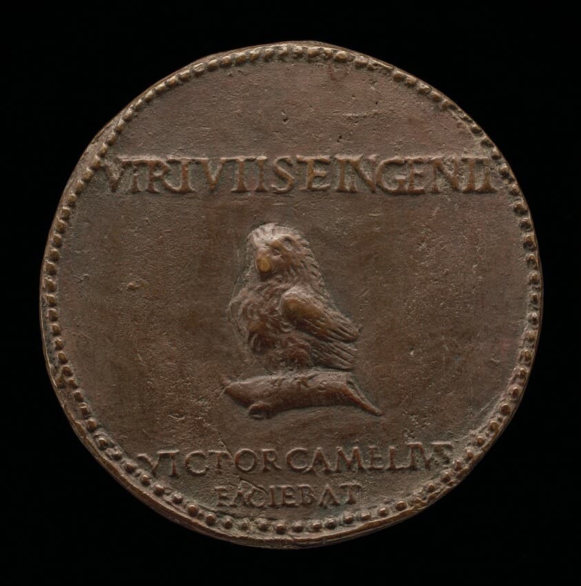 An Owl [reverse] — Vittore Gambello