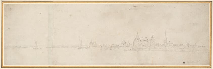 View of Orsoy — Wenceslaus Hollar