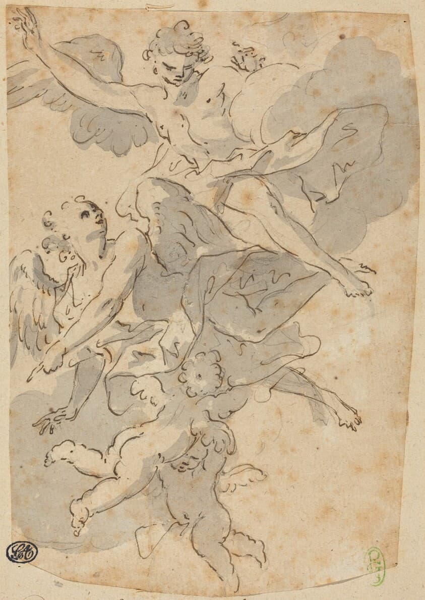 Angels and Putti — Giovanni Battista Crosato