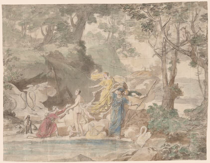 The Judgment of Paris [recto] — Guillaume Lethière