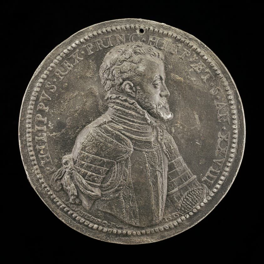 Philip II, 1527-1598, King of Spain 1556 — Jacopo Nizzola da Trezzo