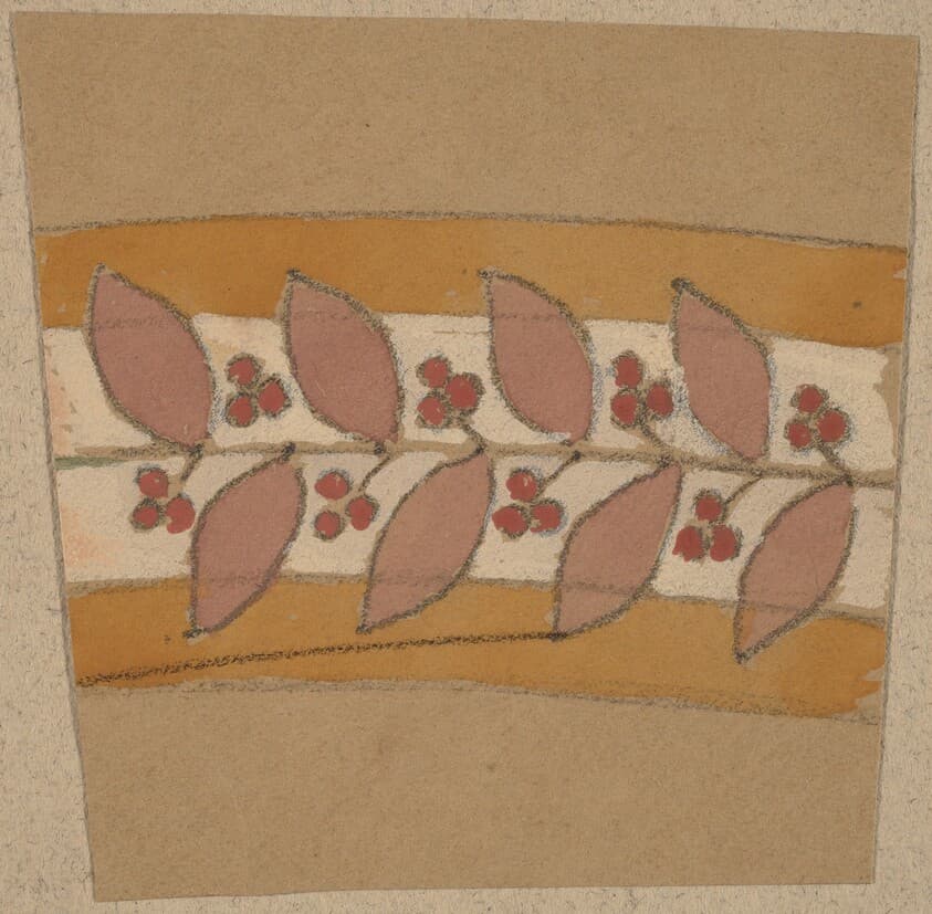 Study for a Border Design — Charles Sprague Pearce