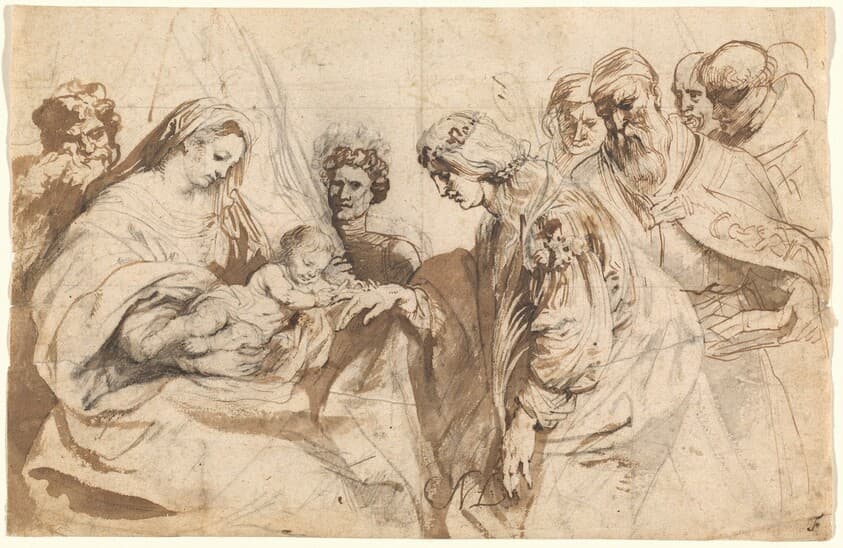 The Mystic Marriage of Saint Catherine — Sir Anthony van Dyck