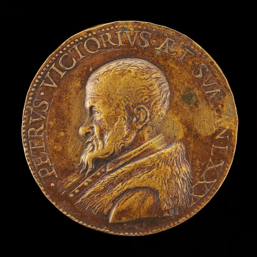 Pietro Vettori the Younger, 1499-1585, Florentine Scholar [obverse] — Gaspare Romanelli