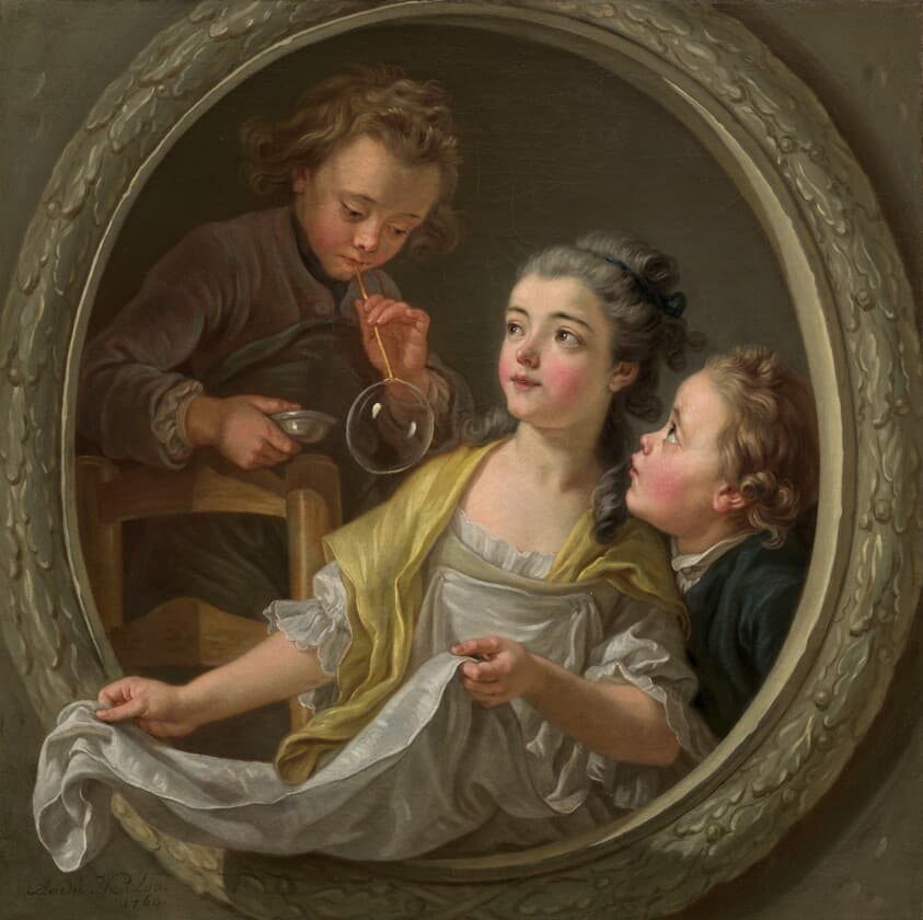 Soap Bubbles — Charles Amédée Philippe Van Loo