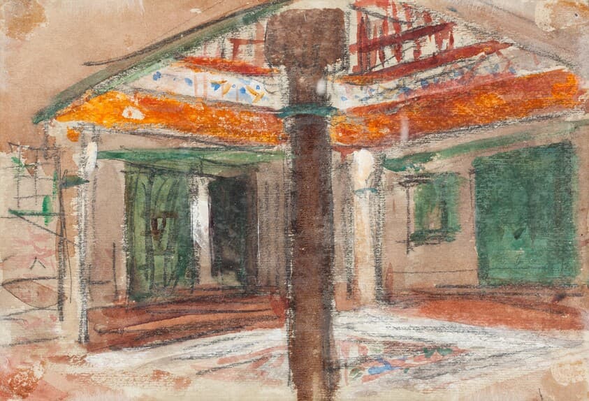 Interior of an Exotic Palace — Hercules Brabazon Brabazon