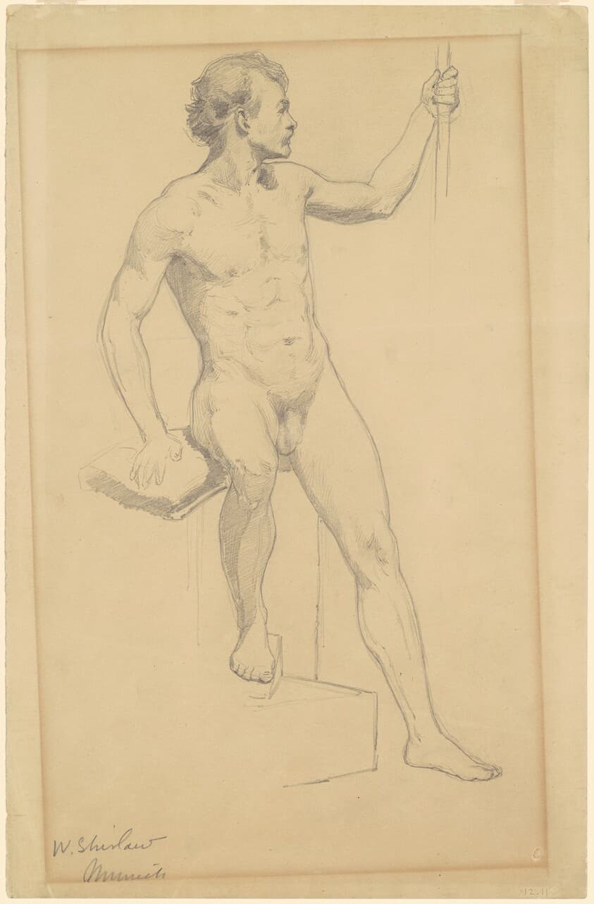 Male Nude — Walter Shirlaw