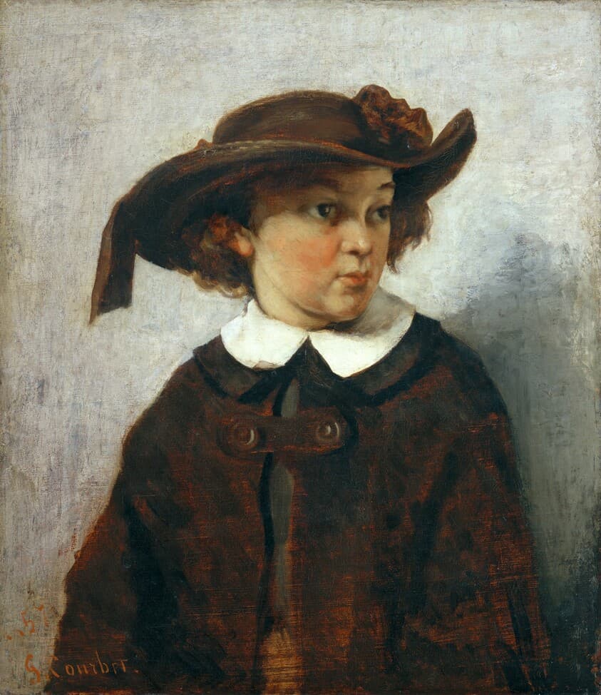 Portrait of a Young Girl — Gustave Courbet