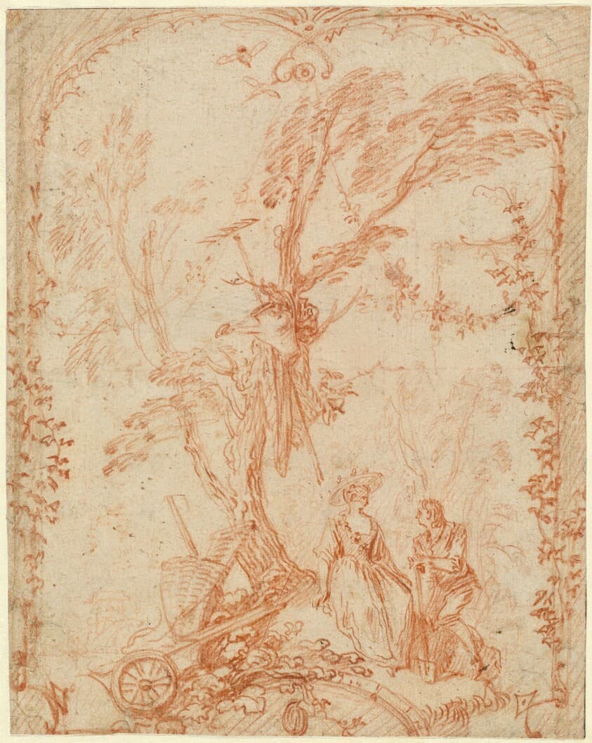 The Gallant Gardener — Antoine Watteau