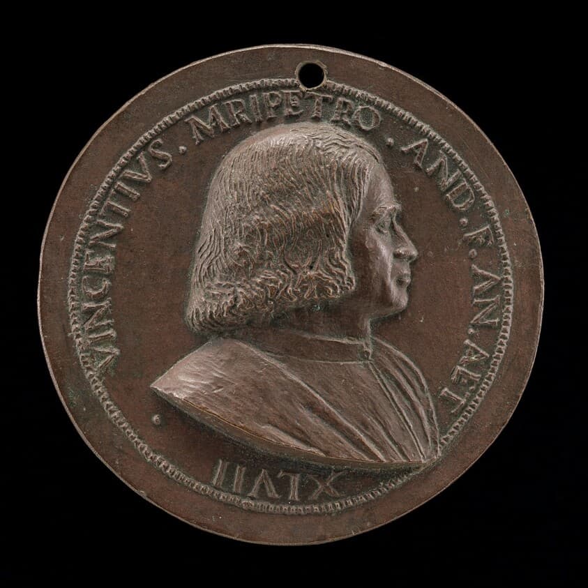 Vincenzo Malipiero, Venetian Patrician, Brother of Francesco [obverse] — Maffeo Olivieri