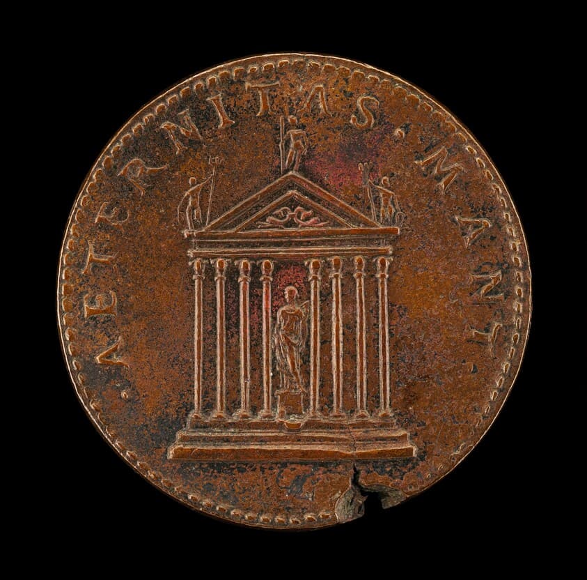 Temple of Eternity with Goddess [reverse] — Giovanni da Cavino