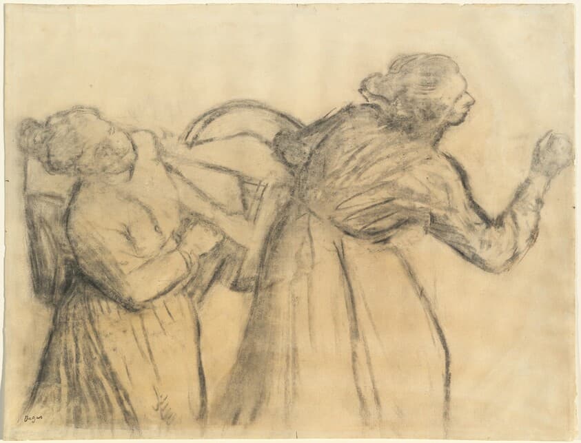 Laundress Carrying Linen — Edgar Degas