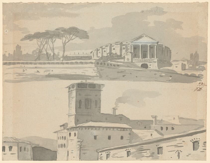 The Roman Circus near Santa Croce in Gerusalemme — Jacques-Louis David