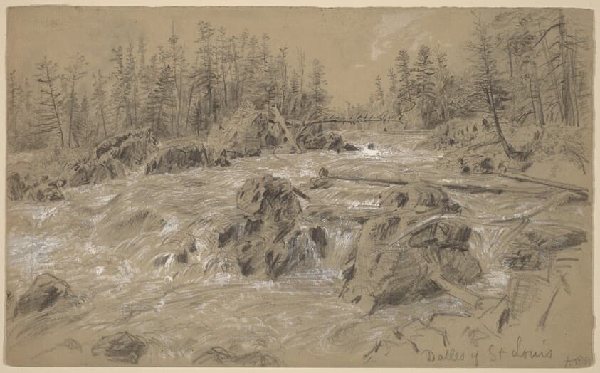 Dalles of St. Louis — Alfred R. Waud