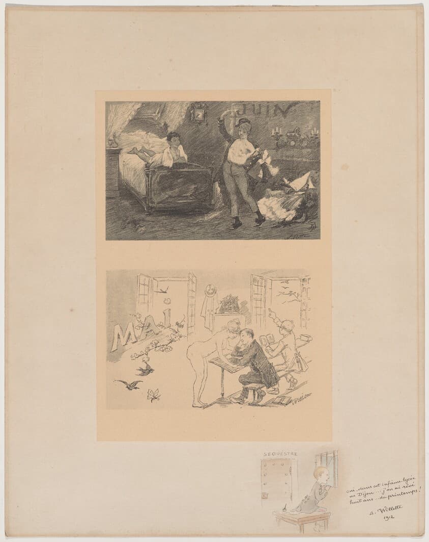 Séquestré — Adolphe Léon Willette