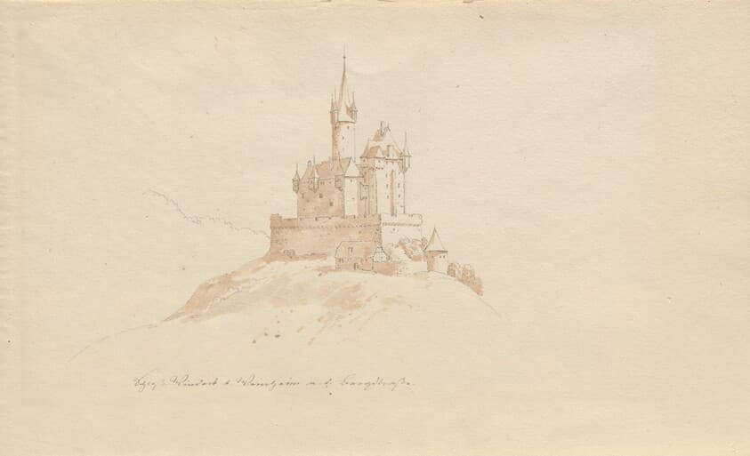 Schloss Windeck b. Weinhelm a. d. Bergstrasse — Karl Julius von Leypold