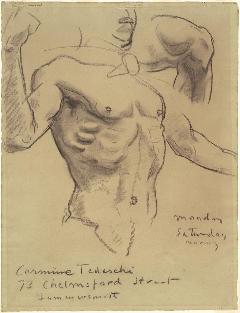 Study of the Resurrection for "Fifteen Mysteries of the Rosary" — John Singer Sargent