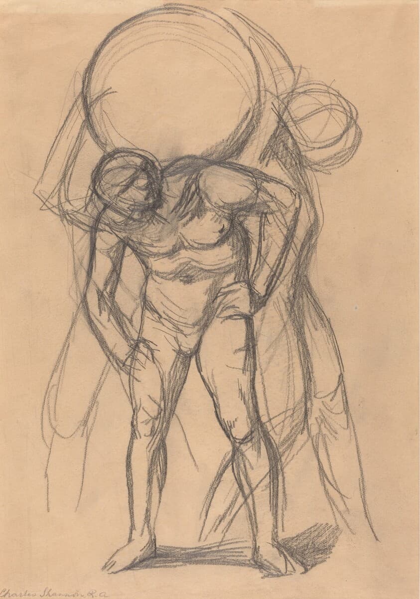 Study of Atlas — Charles Hazelwood Shannon