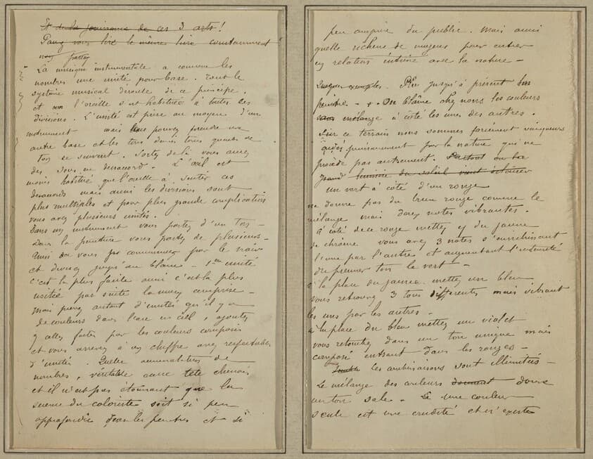 Manuscript Pages [recto] — Paul Gauguin