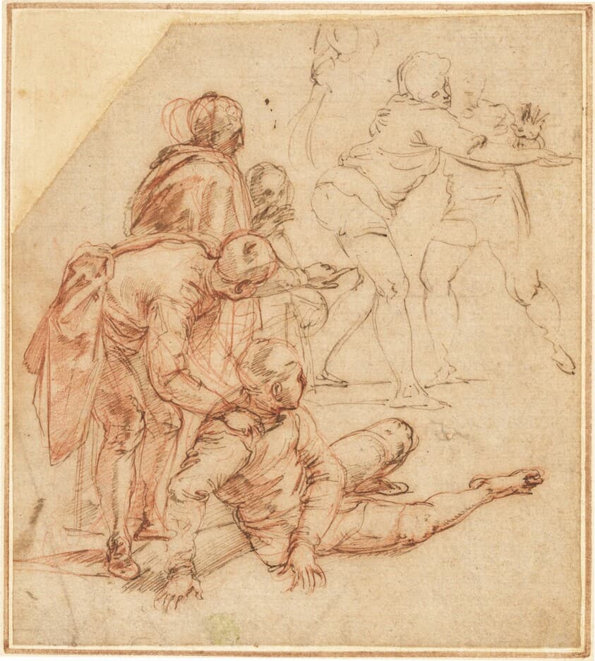 Spectators Amazed — Battista Franco