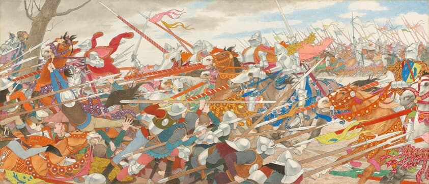The Turmoil of Conflict (Joan of Arc series: IV) — Louis Maurice Boutet de Monvel