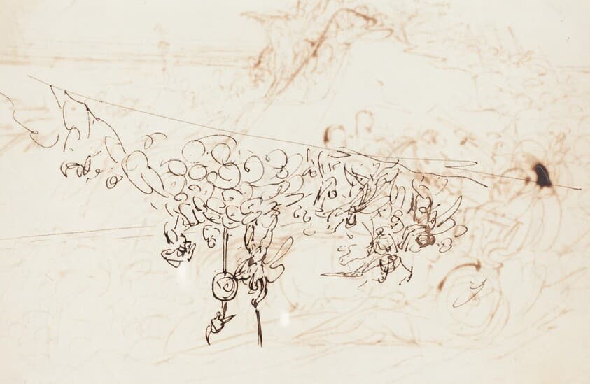 Xenophon and the Greeks Sighting the Sea [verso] — Benjamin Robert Haydon