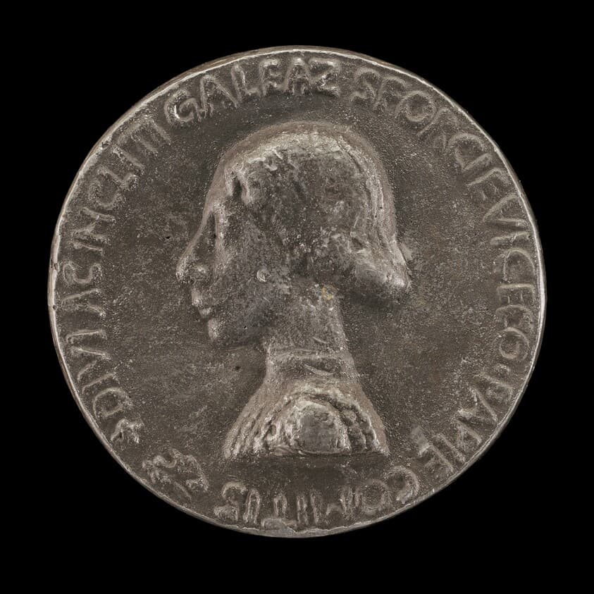 Galeazzo Maria Sforza, 1444-1476, Count of Pavia [obverse] — Antonio Marescotti