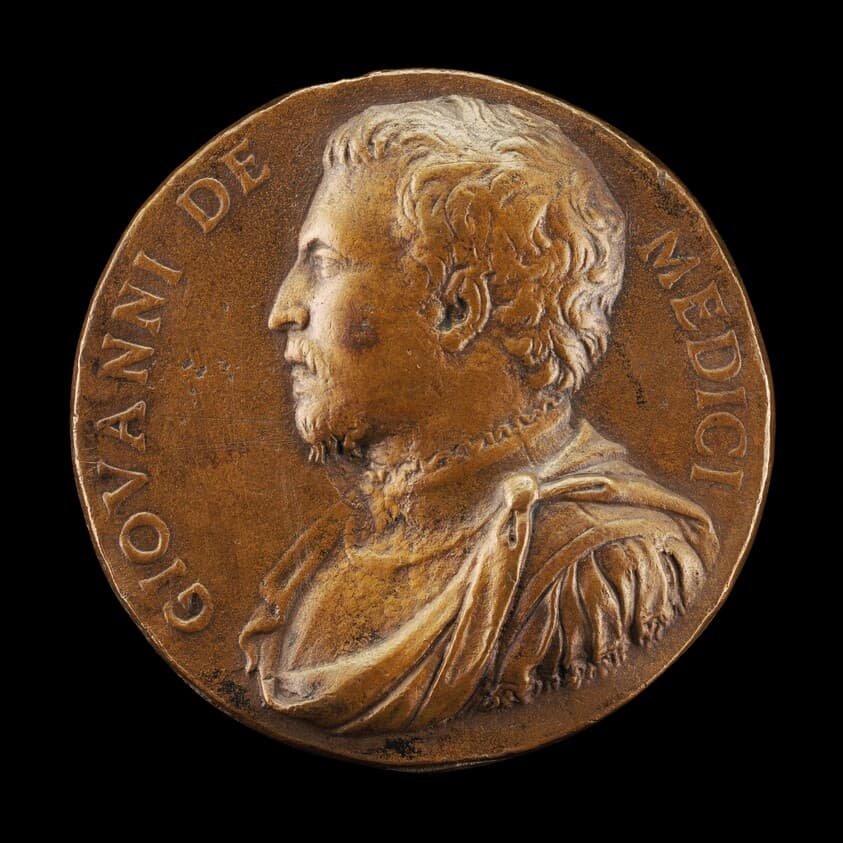 Giovanni de' Medici delle Bande Nere, 1498-1526, Condottiere [obverse] — Danese Cattaneo