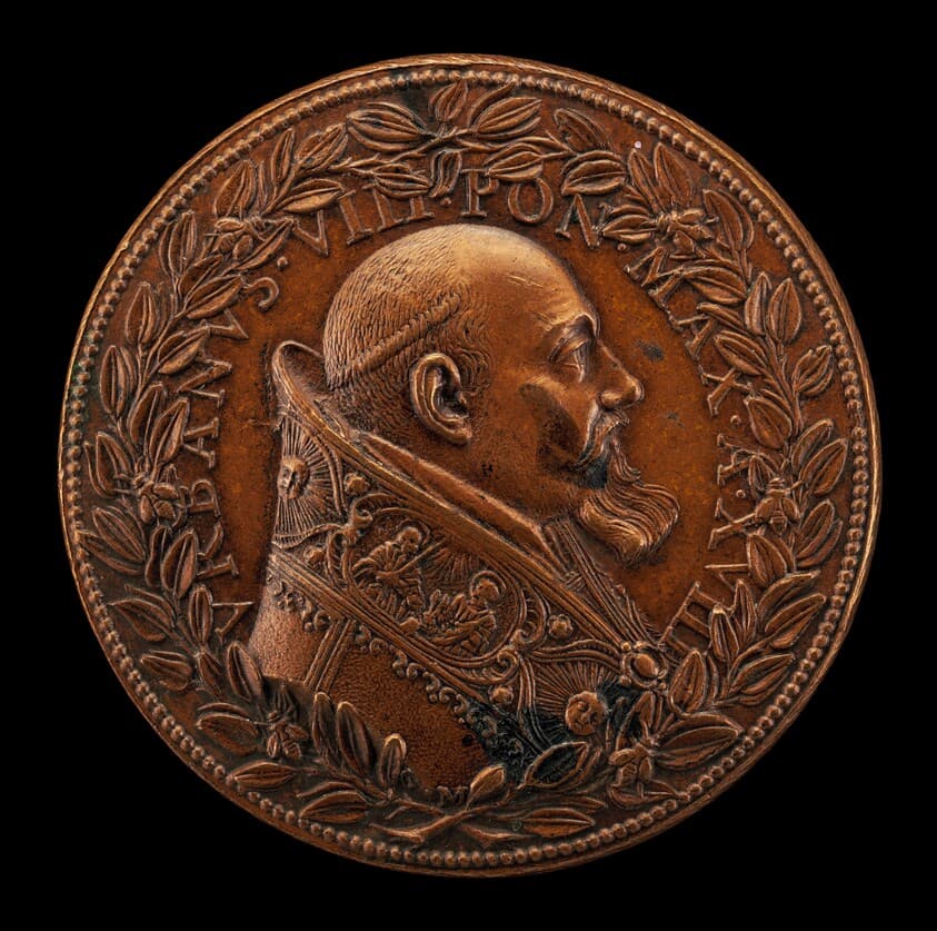 Urban VIII (Maffeo Barberini, 1568-1644), Pope 1623 [obverse] — Gasparo Morone Mola