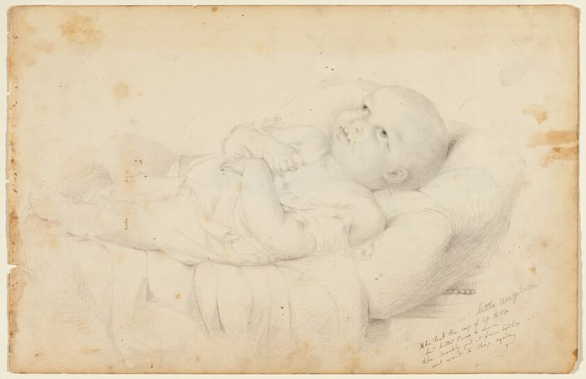 My Poor Sweet Little Angelica — Lilly Martin Spencer