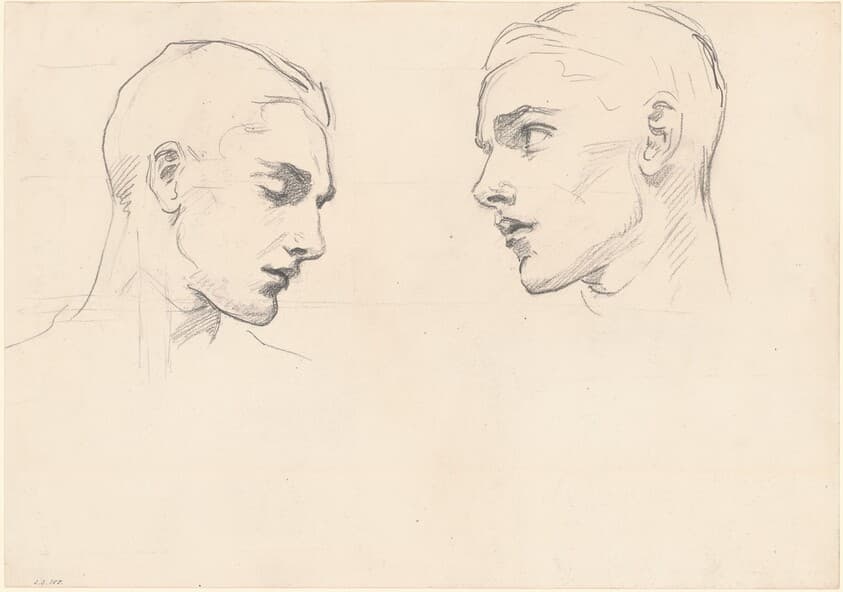 Studies of a Man's Head — John Singer Sargent
