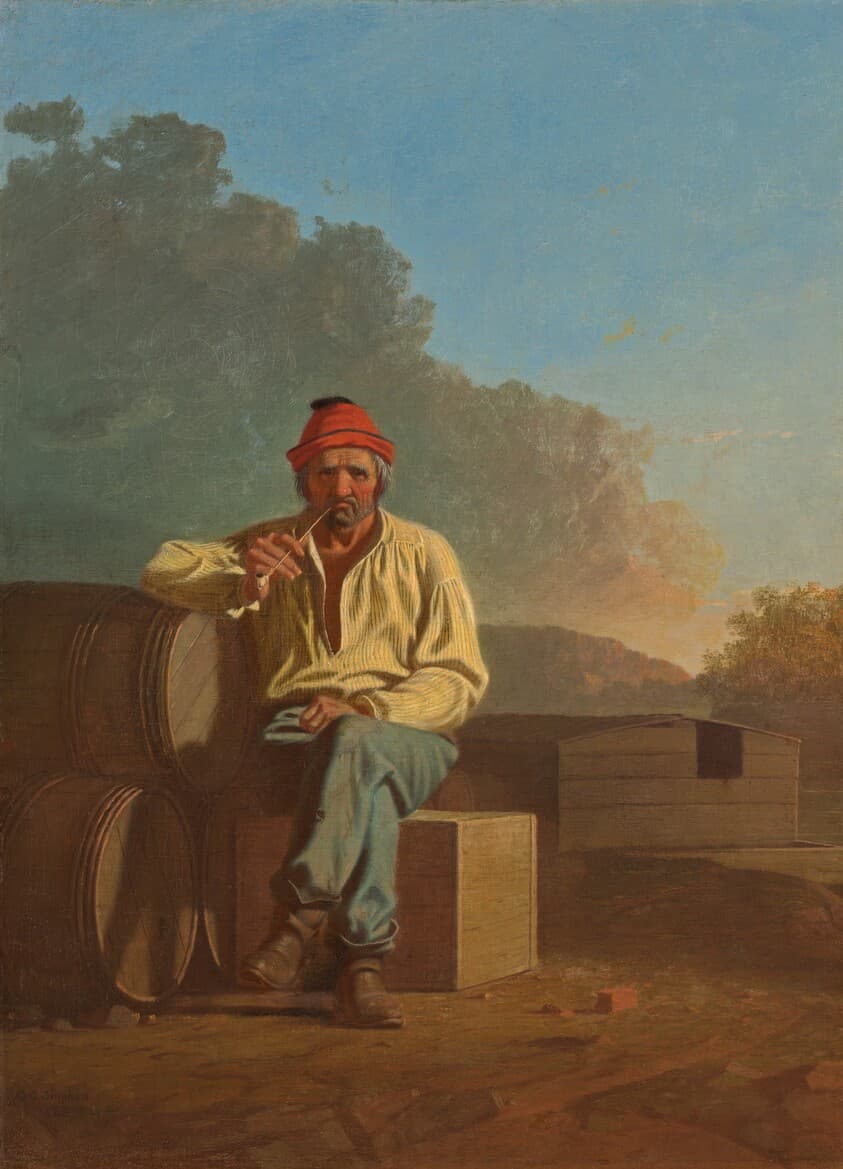 Mississippi Boatman — George Caleb Bingham