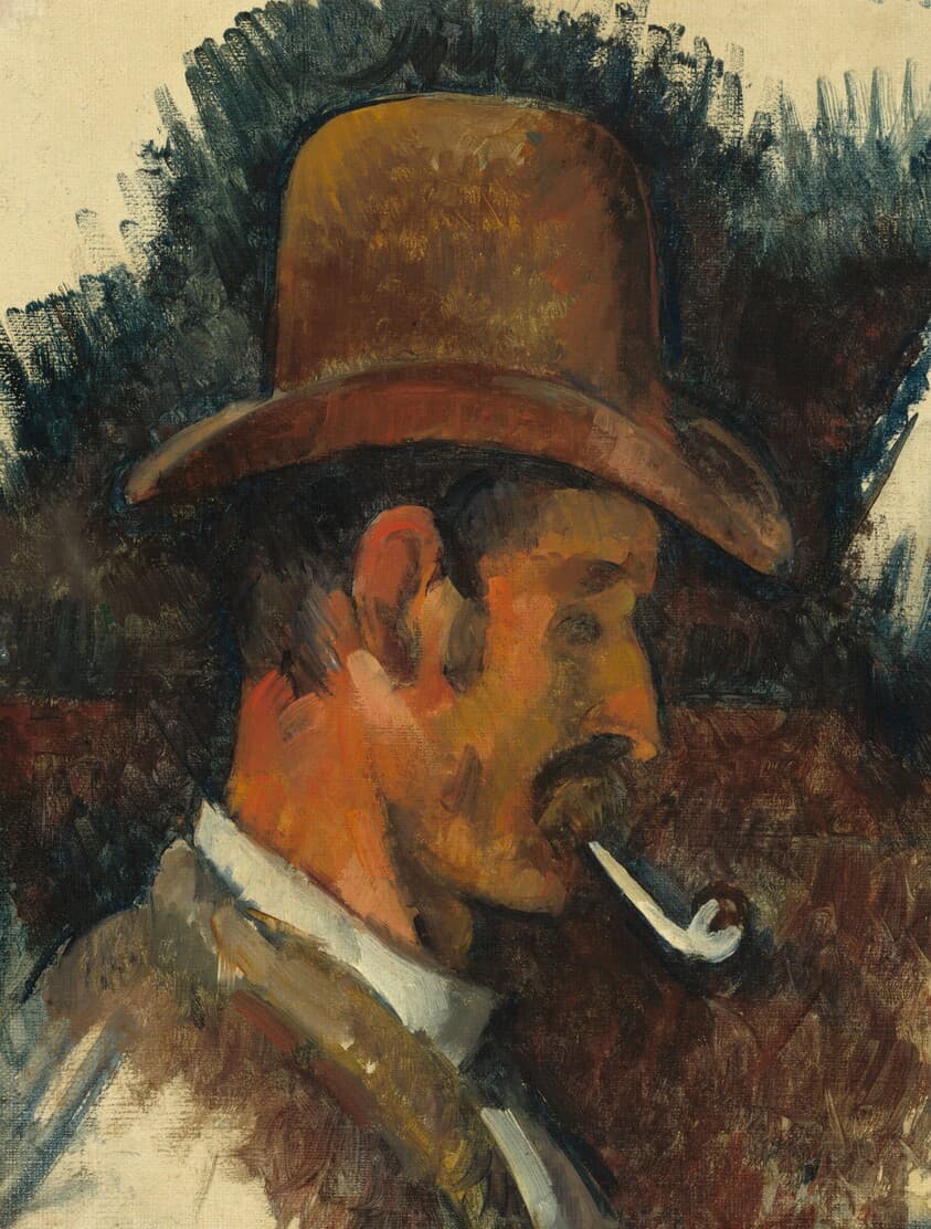 Man with Pipe — Paul Cezanne