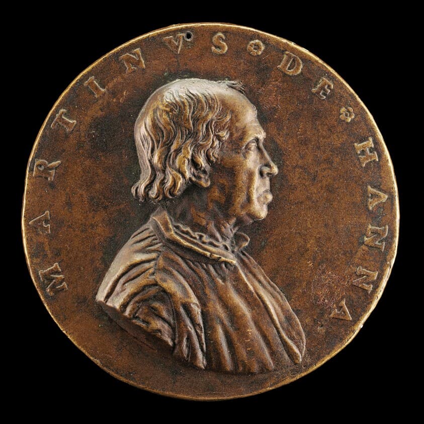 Maarten de Hane, 1475-1556, Flemish Merchant [obverse] — Leone Leoni