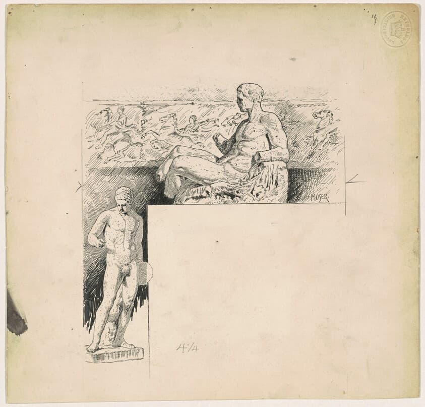 Casts from Antique Sculpture: The Parthenon — James Henry Moser